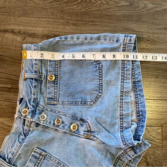 Vintage Jean Shorts Button Fly no back pockets - Picture 11 of 13